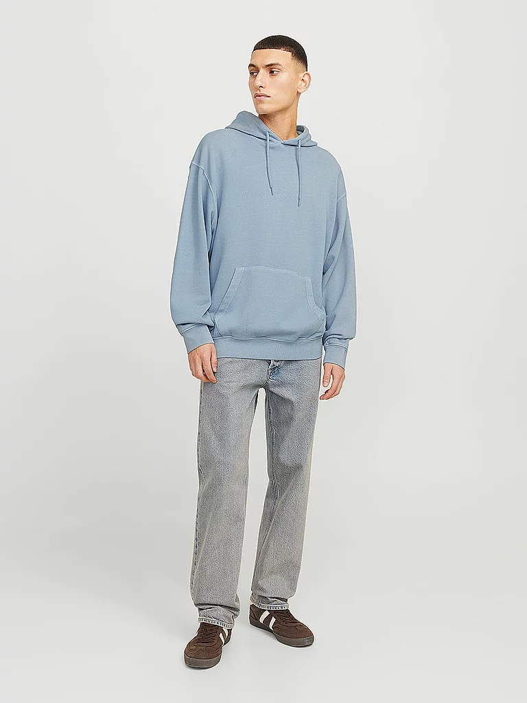 Jack & Jones JJECHARGE Hoodie Light Blue XL 2